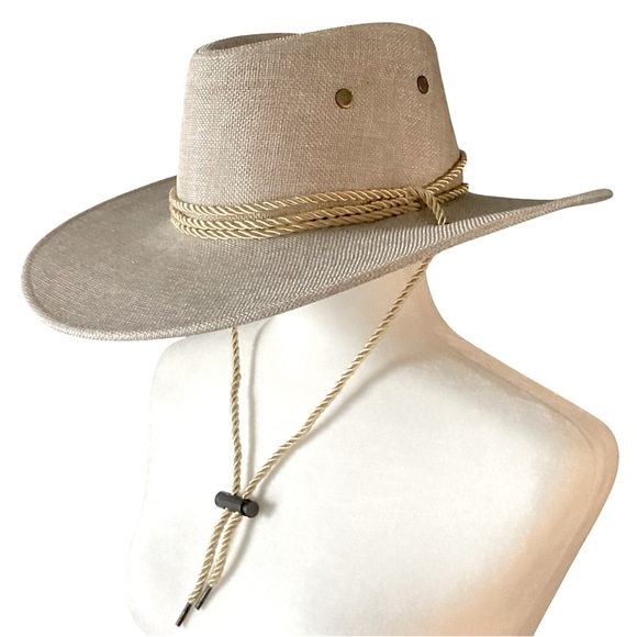 Luxtrada Classic Western Cowboy Aussie Hat Twisted Rope Strap New! Choose Color - Picture 5 of 16